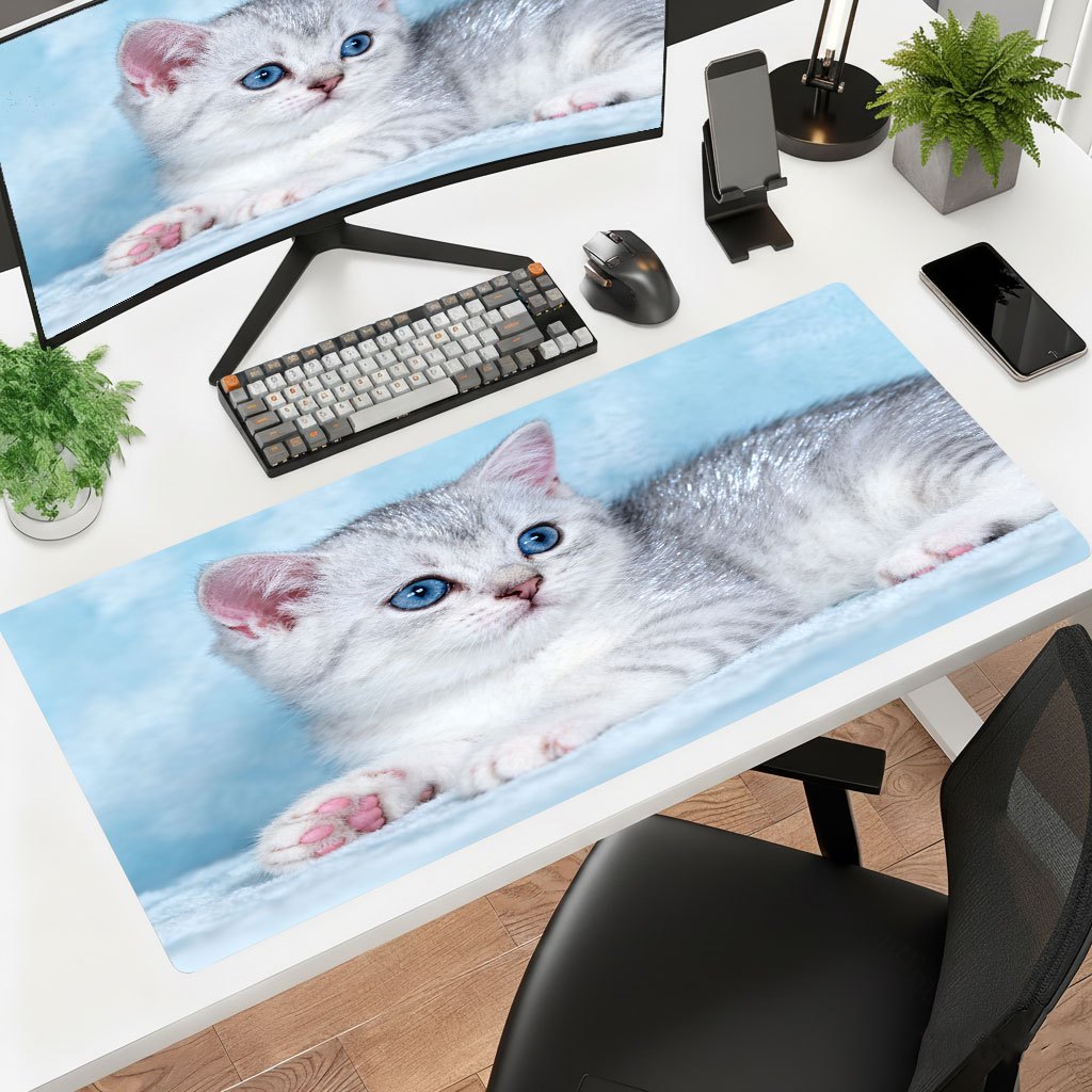 Gaming Keyboard Brand - Tappetino da Scrivania in Ferro Battuto