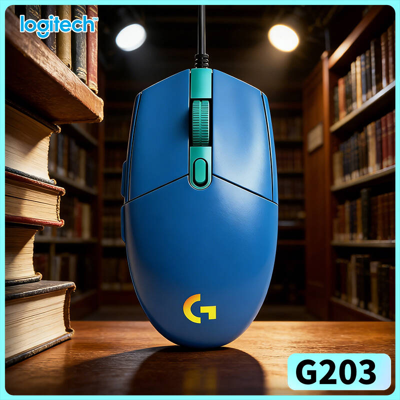 Logitech Mouse G203 - Mouse da gaming Logitech G203 LIGHTSYNC,