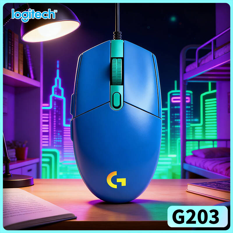 Logitech Mouse G203 - Mouse da gioco cablato Logitech G203