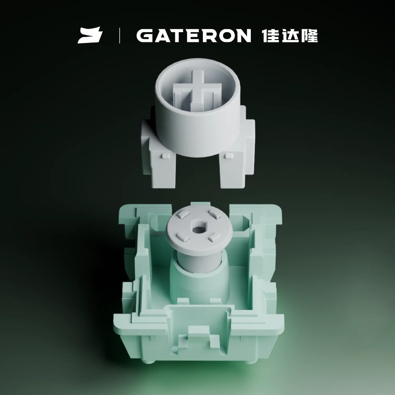 Gaming Keyboard Hall Effect Switches - Switch GATERON Magnetic Jade Ultra, Lineare,
