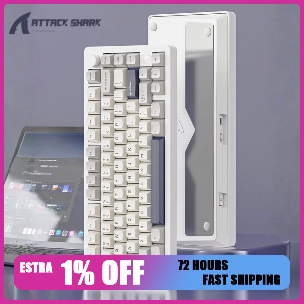 Gaming Keyboard Mechanical Wireless - Tastiera Meccanica Attack Shark X86 in