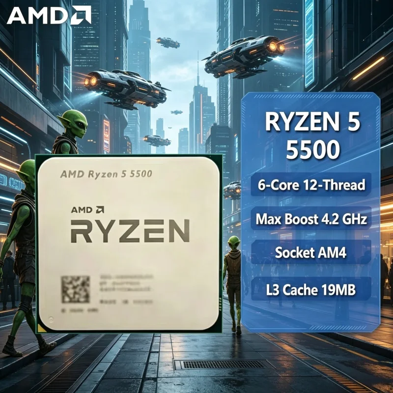 Amd Cpu Ryzen 5 - AMD Ryzen 5 5500 economico, overclockabile,