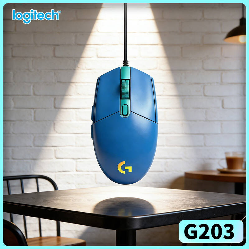 Logitech Mouse G203 - Mouse da gioco cablato Logitech G203,
