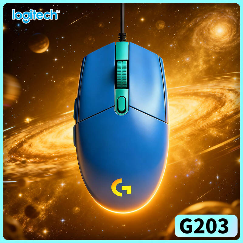 Logitech Mouse G203 - Mouse da gioco cablato Logitech G203,