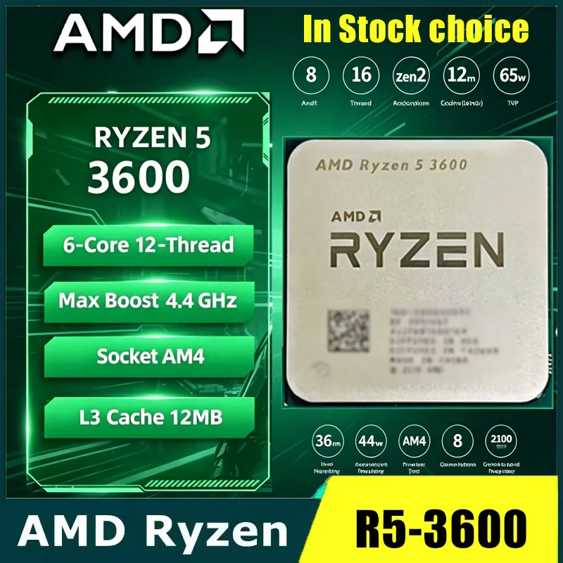 Amd Cpu Ryzen 5 - Processore Desktop AMD Ryzen 5 3600