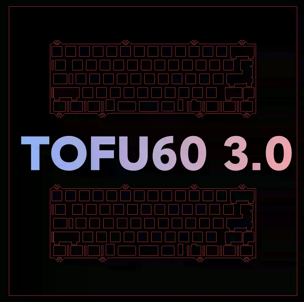 Mechanical Switch Tester - KBDFANS TOFU60 Versione 3.0 Piastra Dedicata