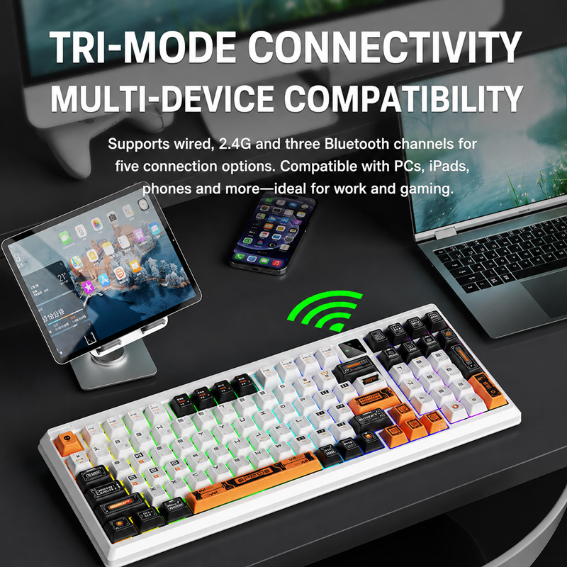 Tastiera meccanica wireless a  - Gaming Keyboard No Noise recensione e prezzo