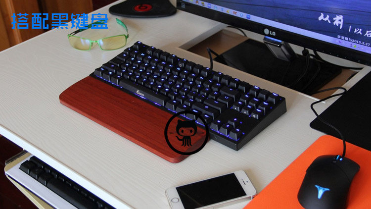 Tastiera meccanica africana Pa - Wrist Rest Wood recensione e prezzo