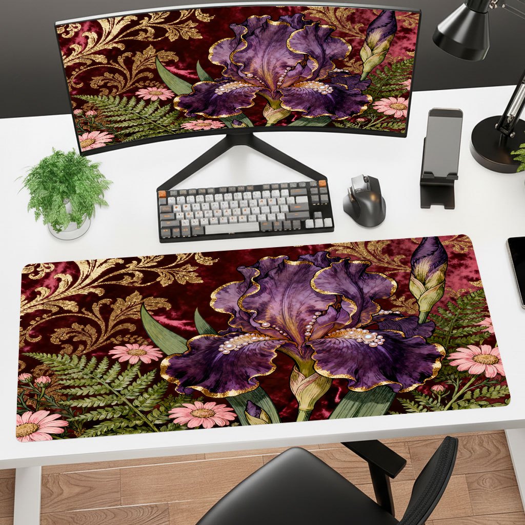 Tappetino per mouse viola flor - Gaming Keyboard Brand recensione e prezzo