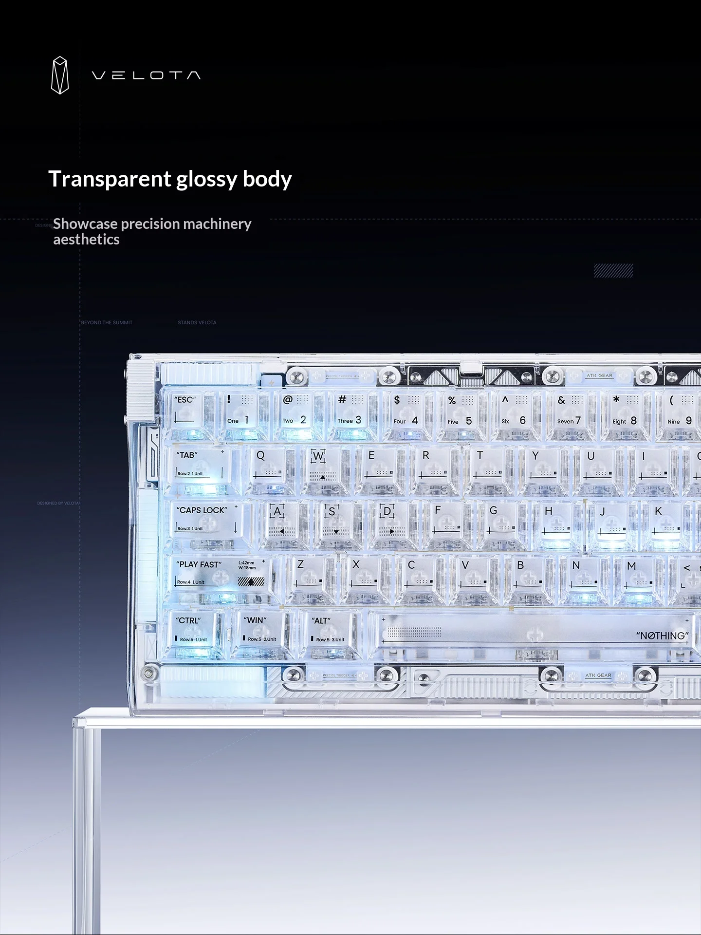 Tastiera ATK Velota Nothing 68 - Gaming Keyboard Hall Effect Switches recensione e prezzo