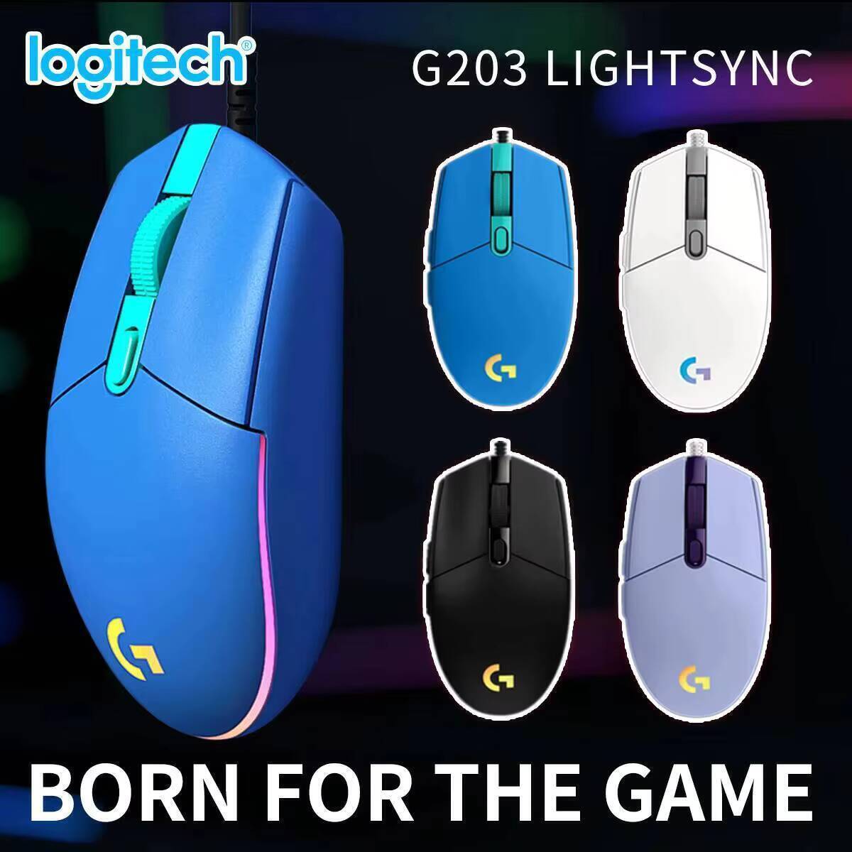Mouse da gioco cablato Logitec - Logitech Mouse G203 recensione e prezzo