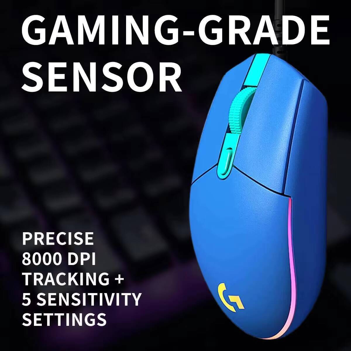Mouse da gioco cablato Logitec - Logitech Mouse G203 recensione e prezzo